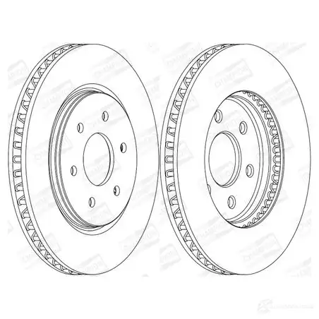 Тормозной диск CHAMPION 562813CH 1417225709 Q 6D1RGS 4060426068776 - Изображение 1