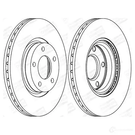 Тормозной диск CHAMPION 562635CH 1208721427 T DAXUL 4060426069407 - Изображение 1