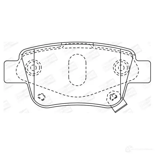 Тормозные колодки дисковые, комплект CHAMPION 4060426042752 1208730977 572516CH 2 GWGVJ - Изображение 1