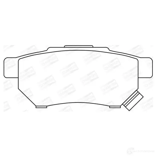 Тормозные колодки дисковые, комплект CHAMPION GB00 WF 1208727753 4060426039318 572136CH - Изображение 1