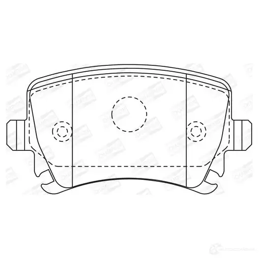 Тормозные колодки дисковые, комплект CHAMPION 573158CH 4060426042639 Y2O 4JG 1208734317 - Изображение 1