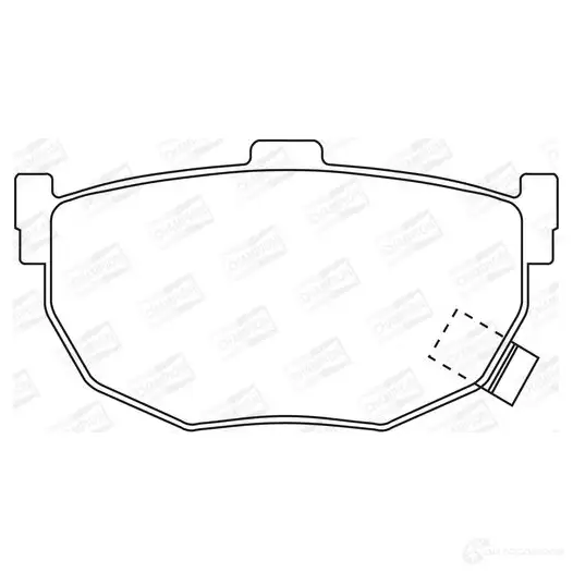 Тормозные колодки дисковые, комплект CHAMPION IJLLF OM 572127CH 4060426039325 1208727727 изображение 0