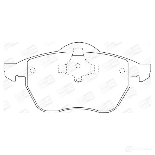 Тормозные колодки дисковые, комплект CHAMPION I U5LVIU 571935CH 1208726629 4060426040093 изображение 0