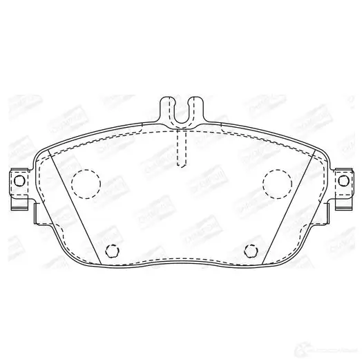 Тормозные колодки дисковые, комплект CHAMPION 1208737355 573403CH 4060426045340 GSEX0 6 - Изображение 1