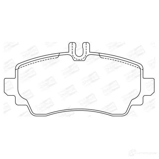 Тормозные колодки дисковые, комплект CHAMPION 571944CH Z ETBU 1208726739 4060426041120 - Изображение 1