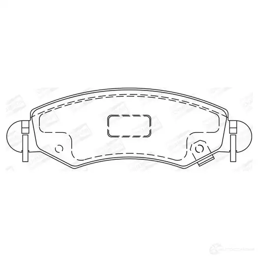 Тормозные колодки дисковые, комплект CHAMPION 573378CH 4060426043483 IDGL1 KA 1208737167 - Изображение 1