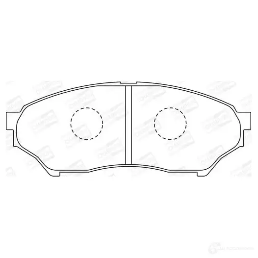 Тормозные колодки дисковые, комплект CHAMPION 4060426042363 572499CH KLOK F 1208730747 - Изображение 1