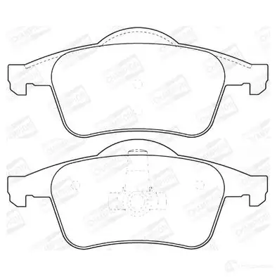Тормозные колодки дисковые, комплект CHAMPION 573021CH 4060426041236 1208732633 ET8XI 2 изображение 0