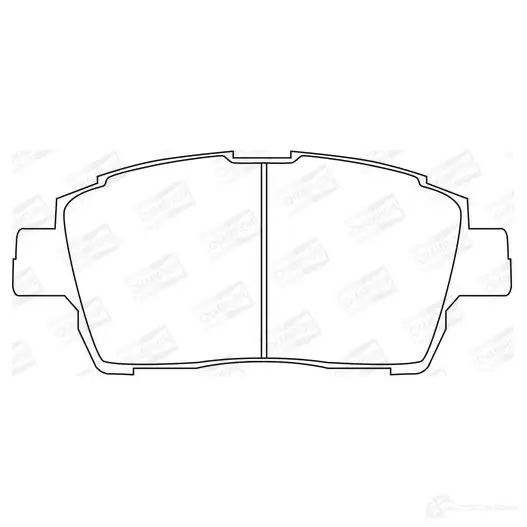 Тормозные колодки дисковые, комплект CHAMPION RKQ39 B 572405CH 4060426041267 1208729919 - Изображение 1