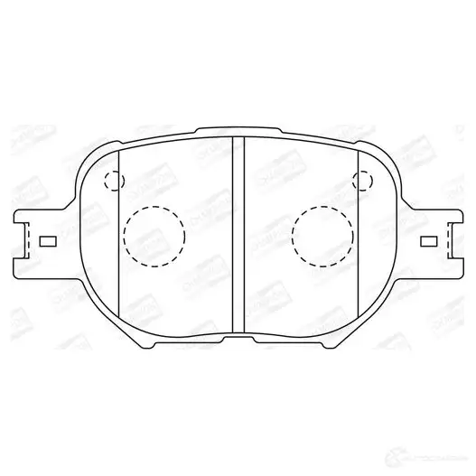 Тормозные колодки дисковые, комплект CHAMPION 1208730989 4060426042103 572517CH U VAW3 изображение 0