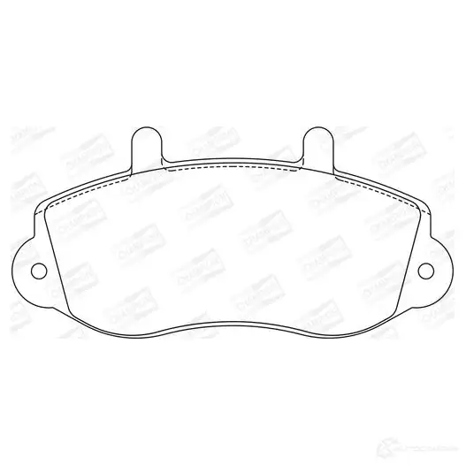 Тормозные колодки дисковые, комплект CHAMPION D7 7FI 4060426040802 1208726553 571932CH - Изображение 1