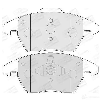 Тормозные колодки дисковые, комплект CHAMPION HXK9 G9U 1437136079 573852CH