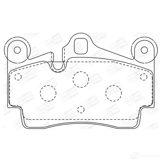 Тормозные колодки дисковые, комплект CHAMPION 1208735195 0AK WDQC 4060426042561 573227CH - Изображение 1