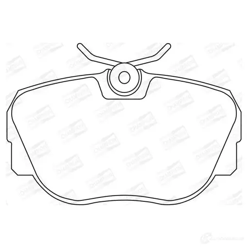 Тормозные колодки дисковые, комплект CHAMPION 1208724109 9C04 8 571352CH 4060426039370 - Изображение 1