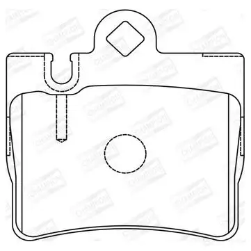 Тормозные колодки дисковые, комплект CHAMPION W6Q XL 4060426041526 1208726915 571962CH - Изображение 1