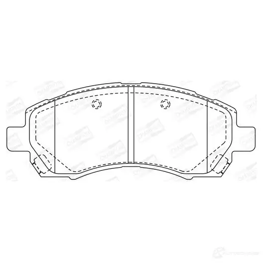 Тормозные колодки дисковые, комплект CHAMPION RV O89P 1208731479 572566CH 4060426042462 - Изображение 1