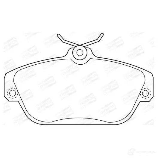 Тормозные колодки дисковые, комплект CHAMPION 4060426040277 1208724773 VX 25P 571456CH - Изображение 1