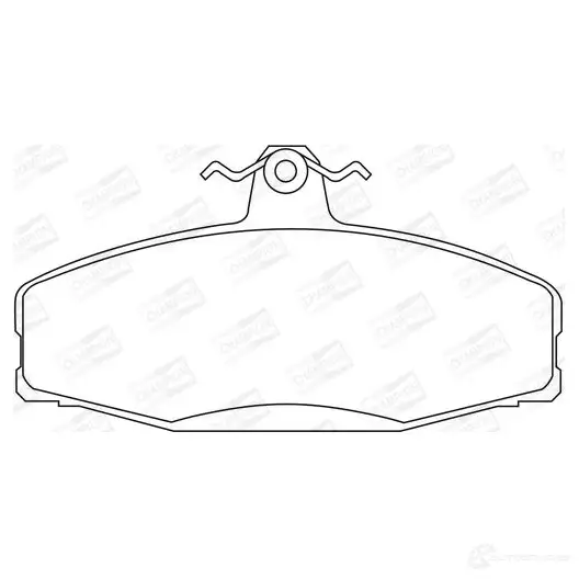 Тормозные колодки дисковые, комплект CHAMPION CY U9HG 4060426039264 1208739101 573778CH - Изображение 1