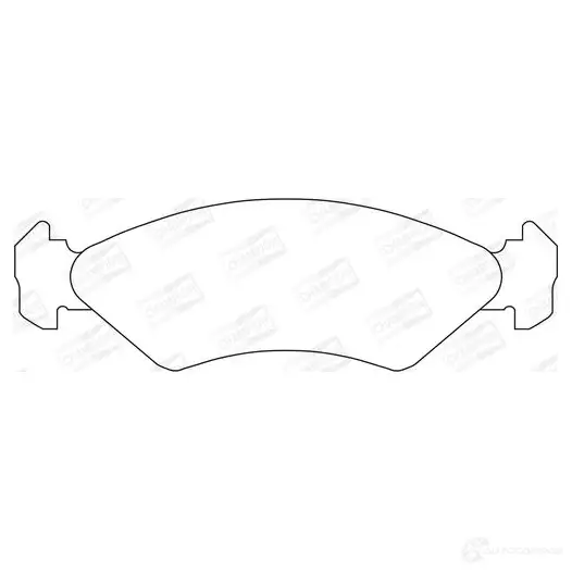 Тормозные колодки дисковые, комплект CHAMPION 4060426039226 571412CH IHUSW A 1208724565 - Изображение 1