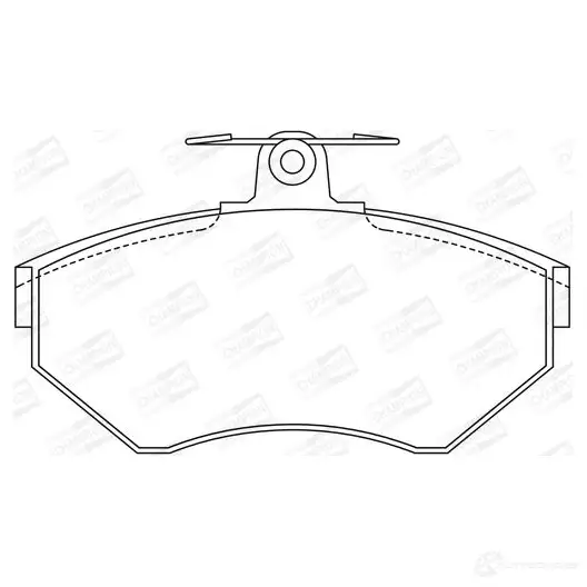 Тормозные колодки дисковые, комплект CHAMPION 2VFI7 K 571955CH 4060426040789 1208726845 - Изображение 1