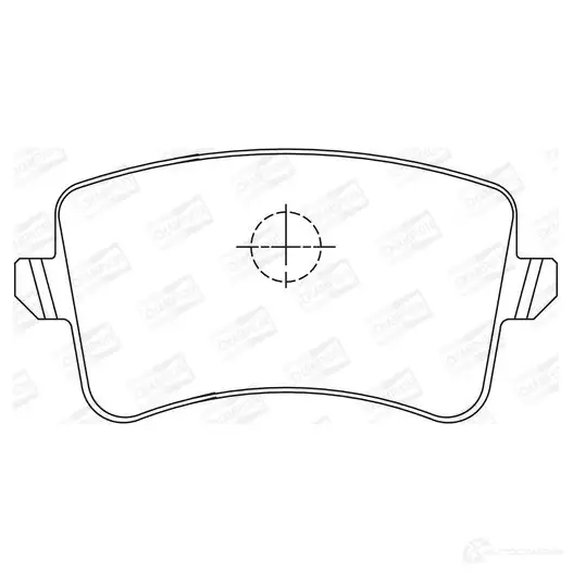 Тормозные колодки дисковые, комплект CHAMPION QXN 7K 4060426044619 1208735543 573259CH - Изображение 1