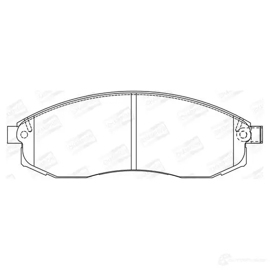 Тормозные колодки дисковые, комплект CHAMPION 572495CH 4060426042721 1208730671 29A ME - Изображение 1