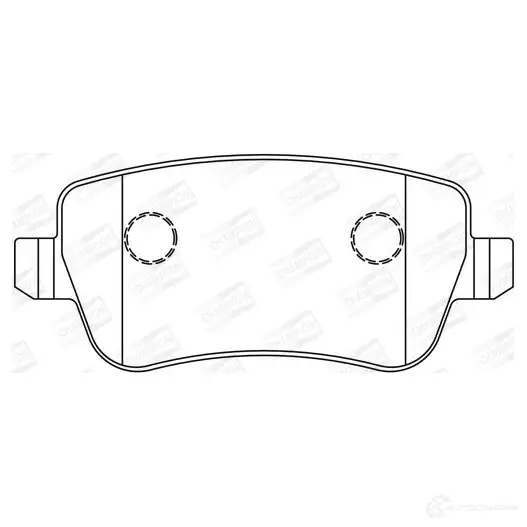 Тормозные колодки дисковые, комплект CHAMPION JUO9 G 4060426043438 573307CH 1208736303 - Изображение 1