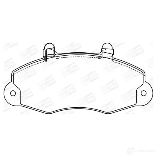 Тормозные колодки дисковые, комплект CHAMPION 6Y7 VR 4060426041083 1208725431 571745CH - Изображение 1