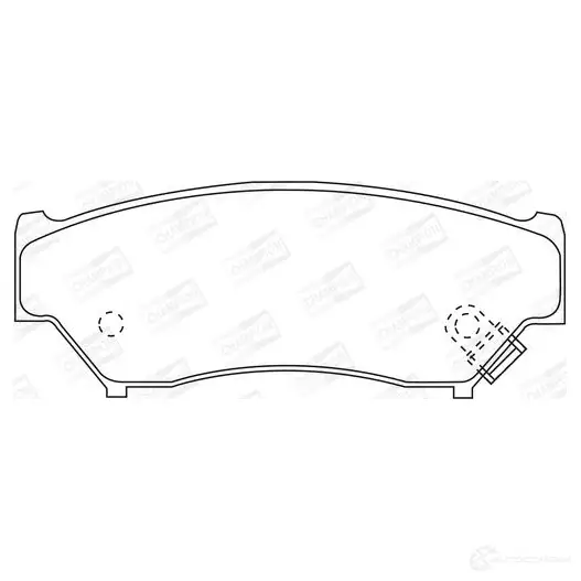 Тормозные колодки дисковые, комплект CHAMPION 5KH KM1C 1208728483 572247CH 4060426040253 - Изображение 1