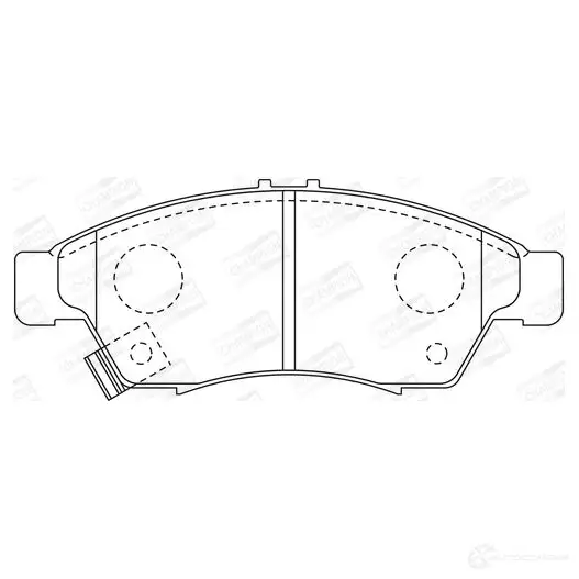 Тормозные колодки дисковые, комплект CHAMPION 572545CH 4060426042158 1208731237 G7 MAS - Изображение 1