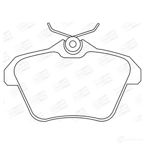 Тормозные колодки дисковые, комплект CHAMPION 1208726227 4060426040154 CQ ZJJYF 571908CH изображение 0