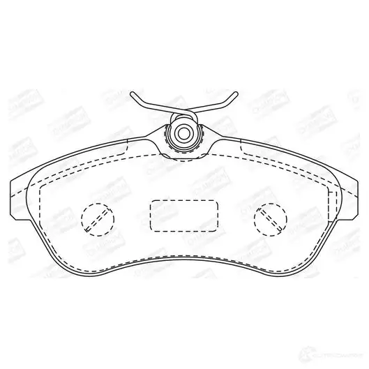 Тормозные колодки дисковые, комплект CHAMPION Y2 QWH 573084CH 4060426042202 1208733533 - Изображение 1