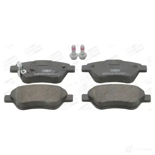 Тормозные колодки дисковые, комплект CHAMPION 1208734925 2BO L6 4060426043995 573204CH изображение 1