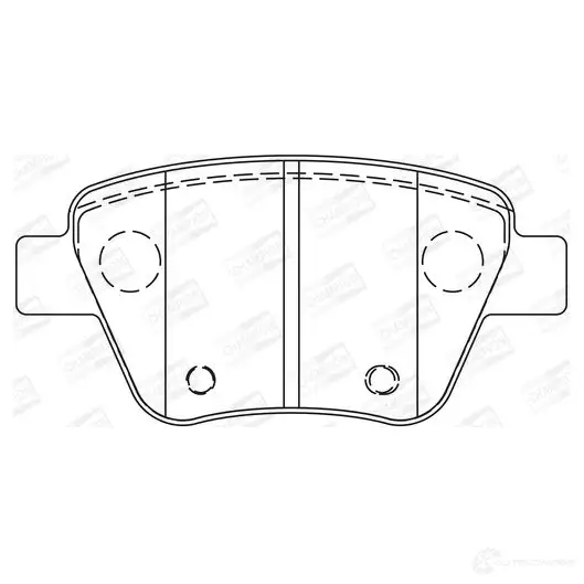Тормозные колодки дисковые, комплект CHAMPION 573312CH 1208736327 S PL97L 4060426045616 - Изображение 1