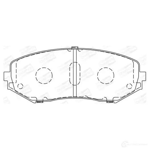 Тормозные колодки дисковые, комплект CHAMPION 3I8 PZ 572584CH 4060426044695 1208731629 изображение 0