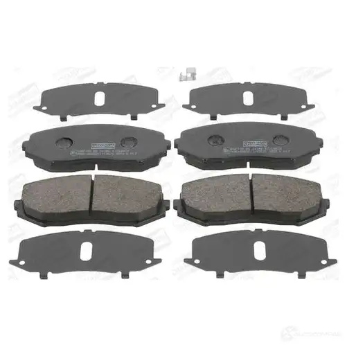 Тормозные колодки дисковые, комплект CHAMPION 3I8 PZ 572584CH 4060426044695 1208731629 изображение 1