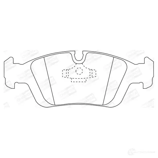 Тормозные колодки дисковые, комплект CHAMPION 1208738405 4060426039493 573710CH 9 CUBQEI изображение 0