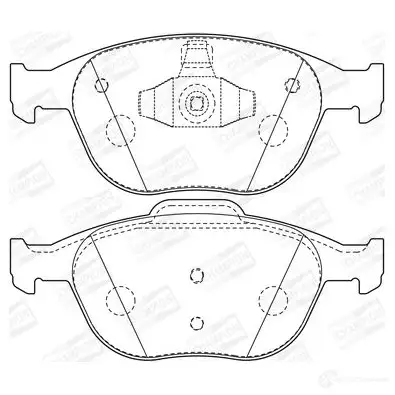 Тормозные колодки дисковые, комплект CHAMPION 573085CH 4060426042257 1208733539 U3 3CMJ изображение 0