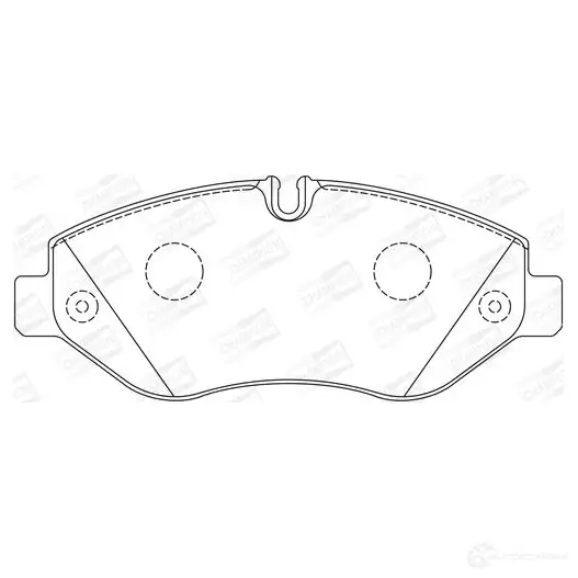 Тормозные колодки дисковые, комплект CHAMPION 4060426044497 YS8X EJ1 1208738919 573739CH изображение 0