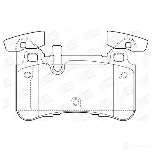 Тормозные колодки дисковые, комплект CHAMPION 1208738273 05CD Q 4060426046866 573679CH - Изображение 1