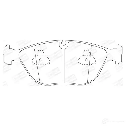 Тормозные колодки дисковые, комплект CHAMPION YJ C4UB 1208725735 571872CH 4060426040192 - Изображение 1