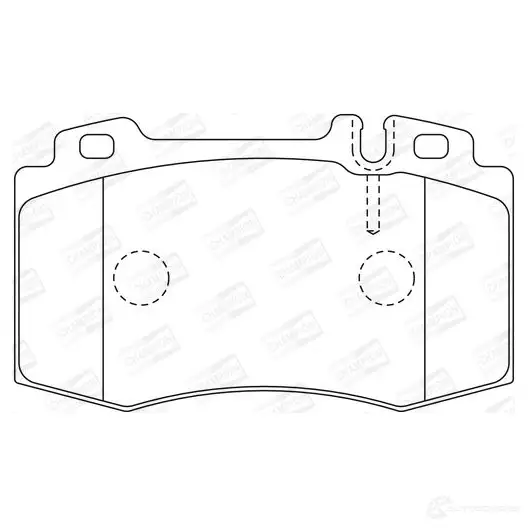 Тормозные колодки дисковые, комплект CHAMPION 4060426042820 Z 3NCN87 1208733615 573092CH - Изображение 1
