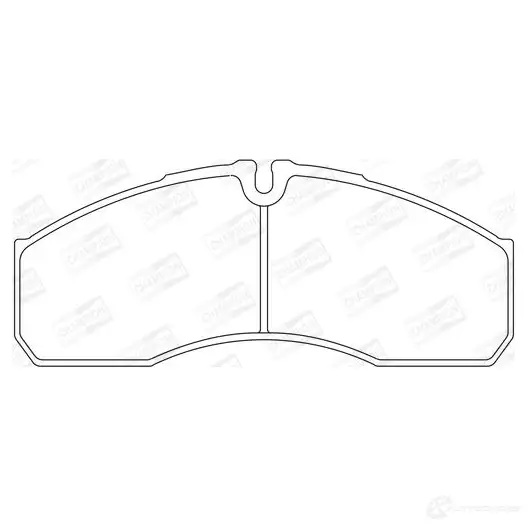 Тормозные колодки дисковые, комплект CHAMPION 1208738489 4060426041250 573719CH 6 LPBPG - Изображение 1