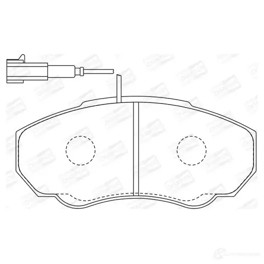 Тормозные колодки дисковые, комплект CHAMPION 1208733761 4060426041816 D 2HEH 573113CH изображение 0