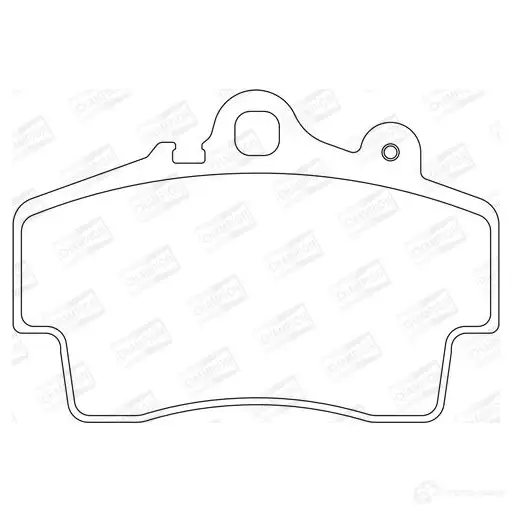 Тормозные колодки дисковые, комплект CHAMPION 1208733035 2 RNMTP 4060426040918 573043CH изображение 0