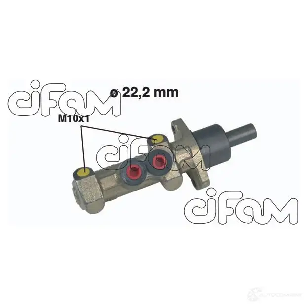 Главный тормозной цилиндр CIFAM 2462466 202227 J91DS X 8032747072004