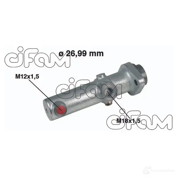 Главный тормозной цилиндр CIFAM 202192 8032747071694 U96M 3N5 2462434