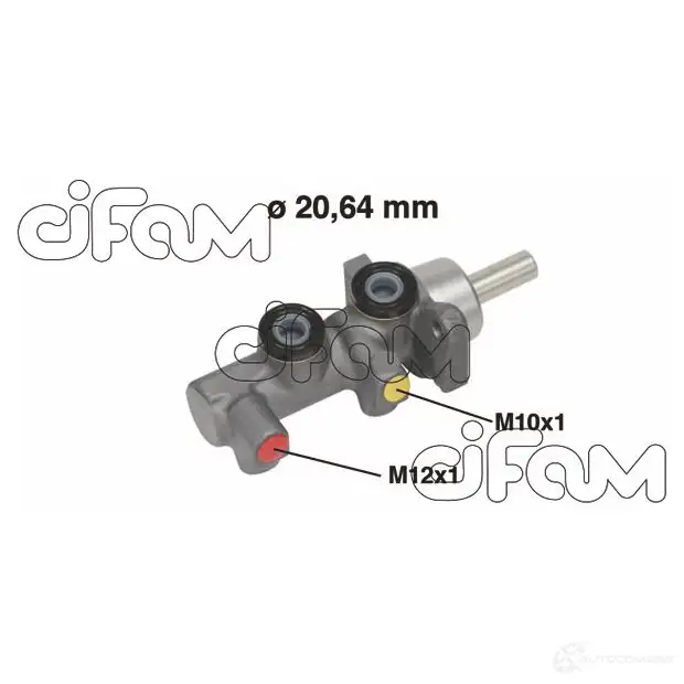 Главный тормозной цилиндр CIFAM 8032747044438 2462817 202697 4X1M2R F