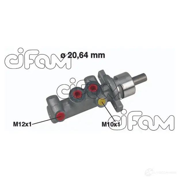 Главный тормозной цилиндр CIFAM 202416 B LX69 8032747073834 2462608