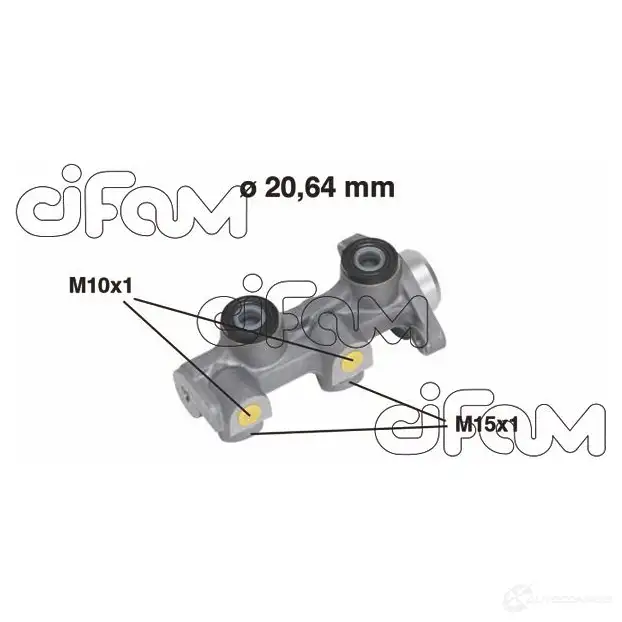 Главный тормозной цилиндр CIFAM 2462673 NS5 Q2 202507 8032747074732